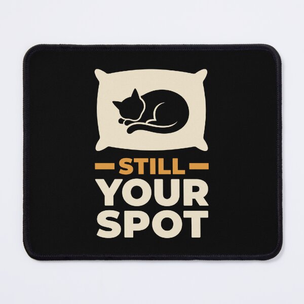 Item preview, Pet Grief Cat Memorial: Still Your Spot Typography designed and sold by Osmose-Studio.