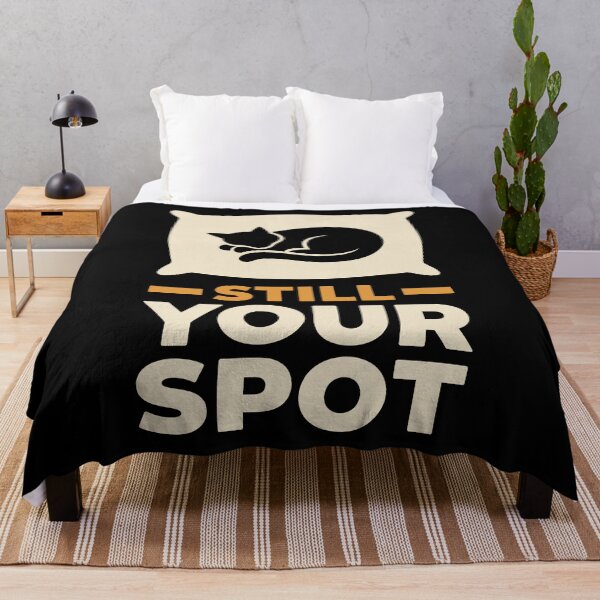 Item preview, Pet Grief Cat Memorial: Still Your Spot Typography designed and sold by Osmose-Studio.