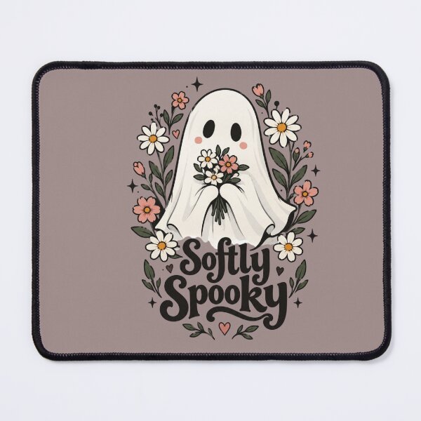 Item preview, Softly Spooky Floral Ghost – Cute Kawaii Halloween designed and sold by Sanika arts .