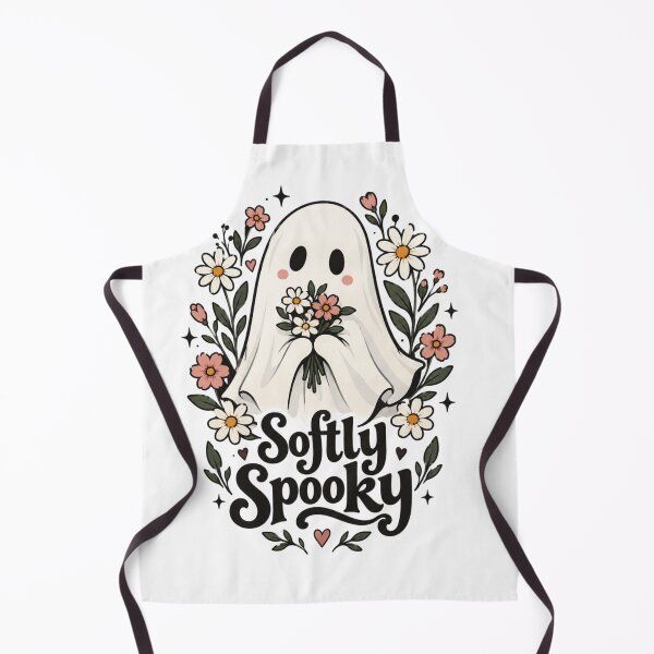 Item preview, Softly Spooky Floral Ghost – Cute Kawaii Halloween designed and sold by Sanika arts .