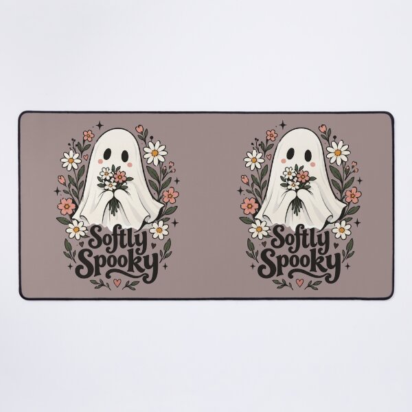 Item preview, Softly Spooky Floral Ghost – Cute Kawaii Halloween designed and sold by Sanika arts .