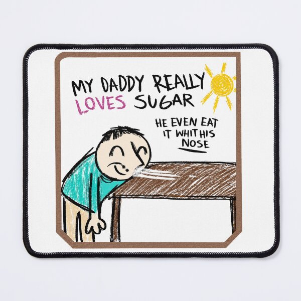 Item preview, Funny Dad Loves Shugar designed and sold by Eolithic.