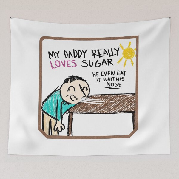 Item preview, Funny Dad Loves Shugar  designed and sold by Eolithic.