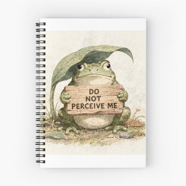 Item preview, Do Not Perceive Me Toad designed and sold by PictorialWhimsy.