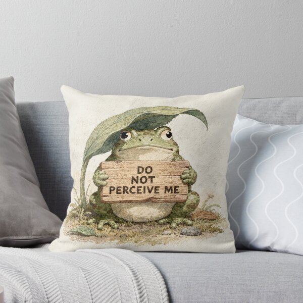 Item preview, Do Not Perceive Me Toad designed and sold by PictorialWhimsy.