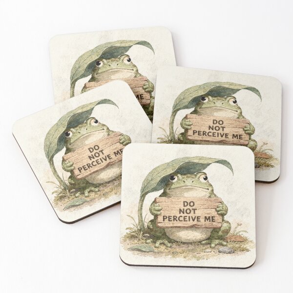 Item preview, Do Not Perceive Me Toad designed and sold by PictorialWhimsy.