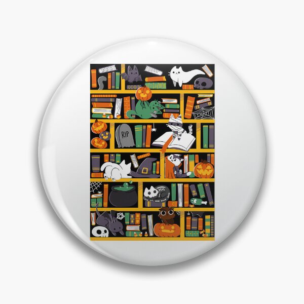 Item preview, Halloween Library designed and sold by WalkingInNa.