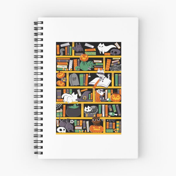 Item preview, Halloween Library designed and sold by WalkingInNa.