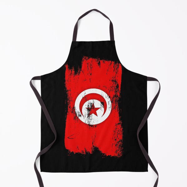 Item preview, Tunisia Flag Distressed Paint Brush Stroke Tunisian Pride designed and sold by Danny-Arts1.