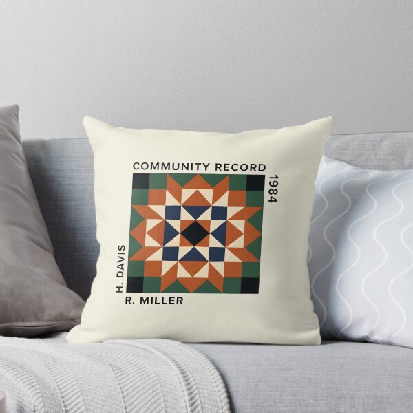 Item preview, Quilter Community Record Vintage Geometric Quilt Pattern designed and sold by SplashTastic.