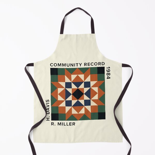 Item preview, Quilter Community Record Vintage Geometric Quilt Pattern designed and sold by SplashTastic.