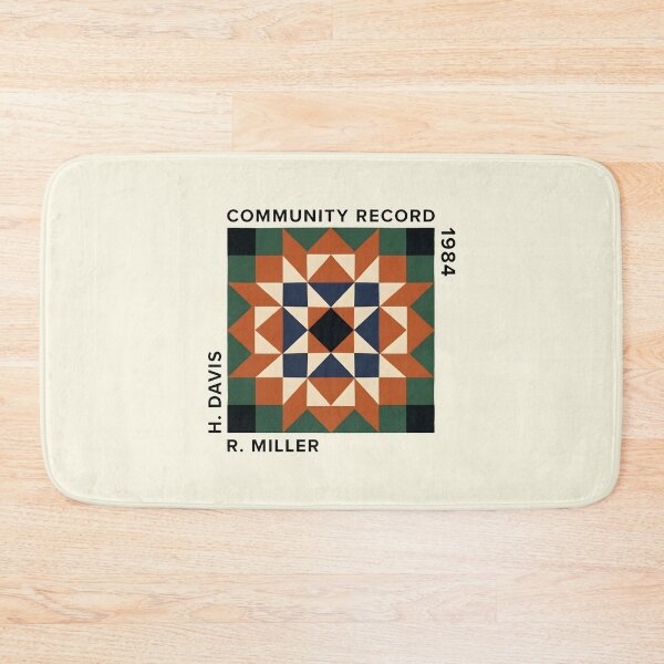Item preview, Quilter Community Record Vintage Geometric Quilt Pattern designed and sold by SplashTastic.