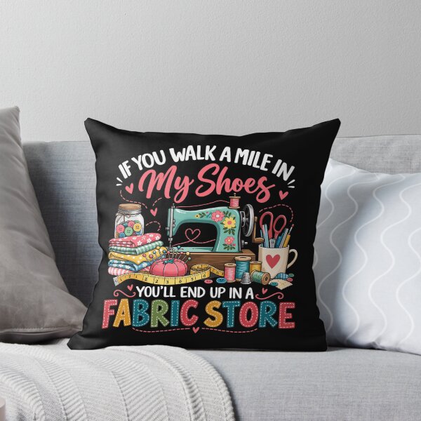 Item preview, If You Walk A Mile In My Shoes Funny Sewing designed and sold by gordonbwyashop.