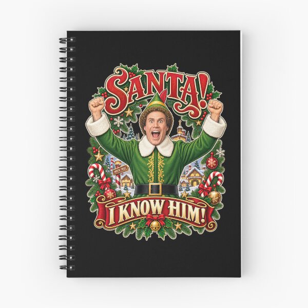 Item preview, Elf: Santa, I know him!  designed and sold by Britify UK.