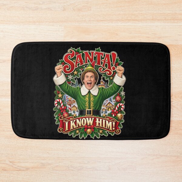 Item preview, Elf: Santa, I know him!  designed and sold by Britify UK.