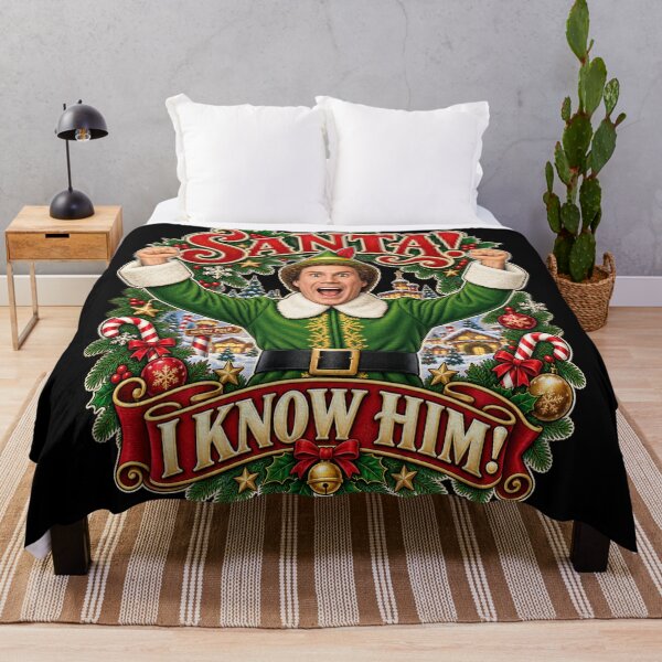 Item preview, Elf: Santa, I know him! designed and sold by Britify UK.