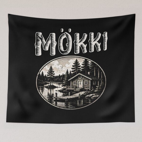 Item preview, Mökki Suomalainen Järvimaisema Hirsimökki  designed and sold by Jt41.