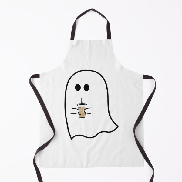 Item preview, Ghost Drinking Iced Coffee designed and sold by PennysCrafts.