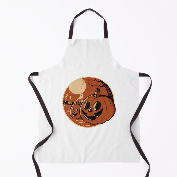 Item preview, Vintage Halloween Pumpkin Scene designed and sold by BusyIsaWork.