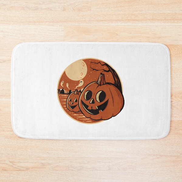 Item preview, Vintage Halloween Pumpkin Scene designed and sold by BusyIsaWork.