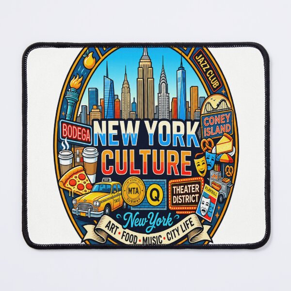 Item preview, New York Culture Retro Badge Art Sticker - NYC Icons and City Life designed and sold by BoomStickers18.