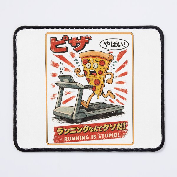 Item preview, Funny Running Pizza designed and sold by Eolithic.