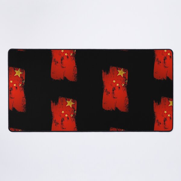 Item preview, China Flag Distressed Paint Brush Stroke Chinese Pride designed and sold by Danny-Arts1.
