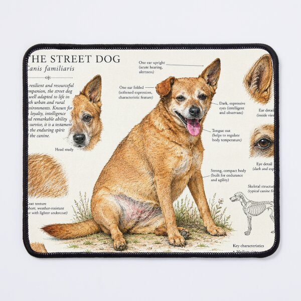 Item preview, Pet dog botanical poster designed and sold by KALEIDOSCOPE UK.
