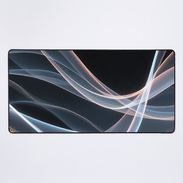 Item preview, Soft White Flowing Light Waves designed and sold by IntelliMindDesigns.