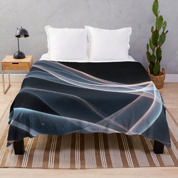 Item preview, Soft White Flowing Light Waves designed and sold by IntelliMindDesigns.