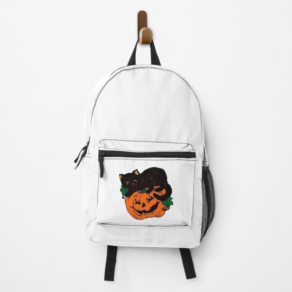 Item preview, Vintage Pumpkin Halloween And Black Cat designed and sold by BusyIsaWork.