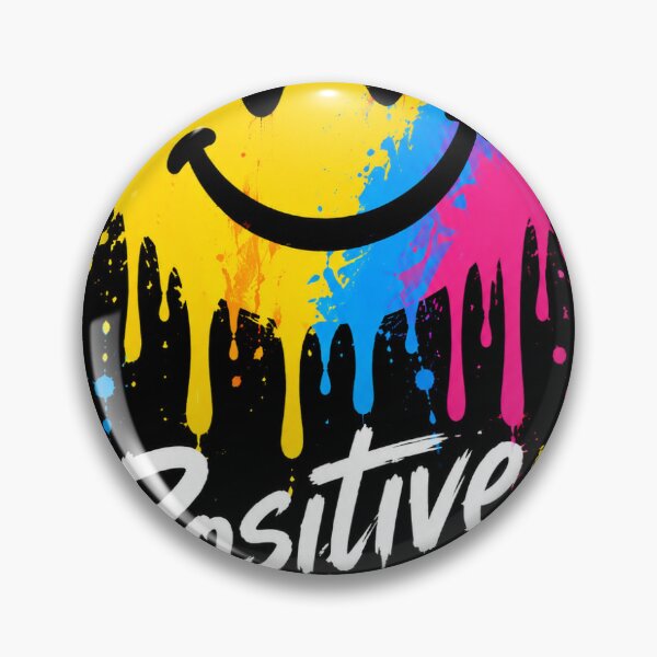 Item preview, Positive Vibes Dripping Paint Smiley Streetwear Art designed and sold by UrbanVibeArt ya StudioVibe).