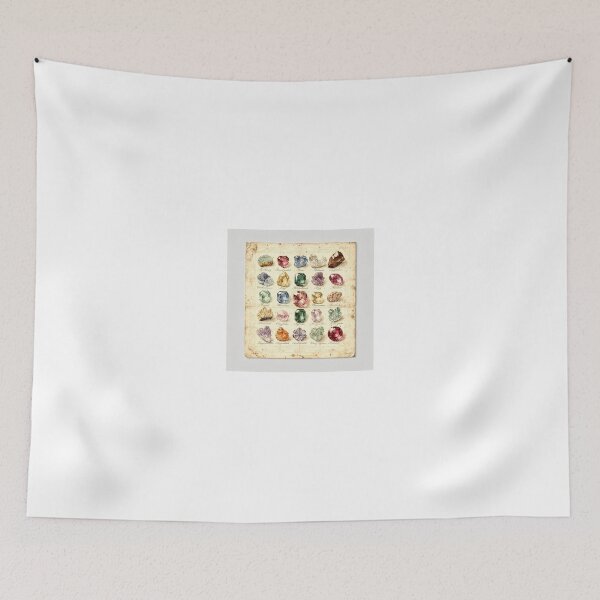 Item preview, Vintage Mineral and Gemstone Plate designed and sold by PictorialWhimsy.