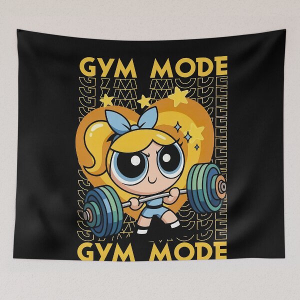 Item preview, Bubbles Gym mode - The Powerpuff Girls designed and sold by Just4Sinners.