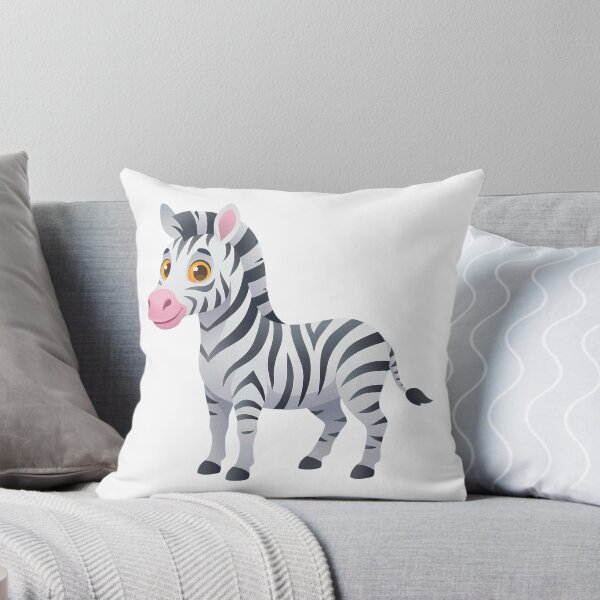 Item preview, Sweet Little Cartoon Zebra Cute Safari Animal Sticker designed and sold by simranart111.