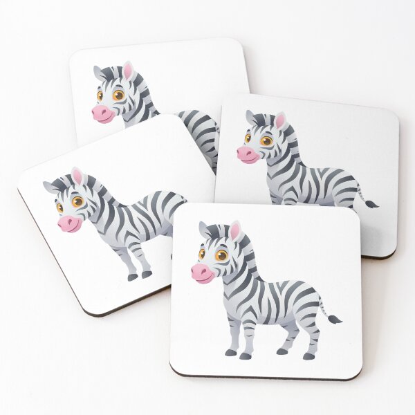 Item preview, Sweet Little Cartoon Zebra Cute Safari Animal Sticker designed and sold by simranart111.