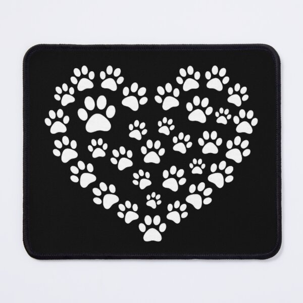 Item preview, Cute Heart Shaped Dog And Cat Paws designed and sold by bvdesignart.