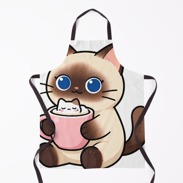 Item preview, Cute Ragdoll Cat Hugging Marshmallow Hot Cocoa Mug designed and sold by pumsquare.