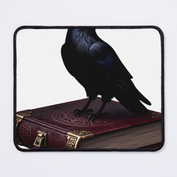 Item preview, Gothic Raven Antique Pewter Grimoire designed and sold by IllumeInk.
