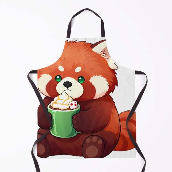 Item preview, Cute Red Panda Hugging Cinnamon Hot Cocoa Mug designed and sold by pumsquare.