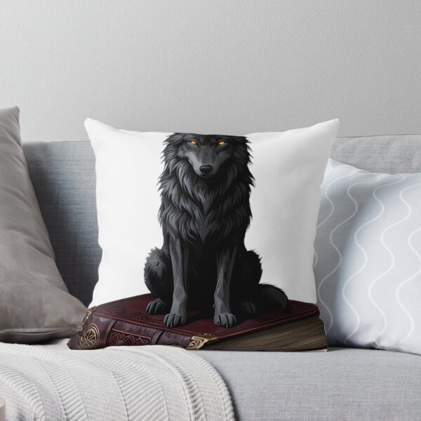 Item preview, Gothic Shadow Wolf Carved Bronze Grimoire designed and sold by IllumeInk.