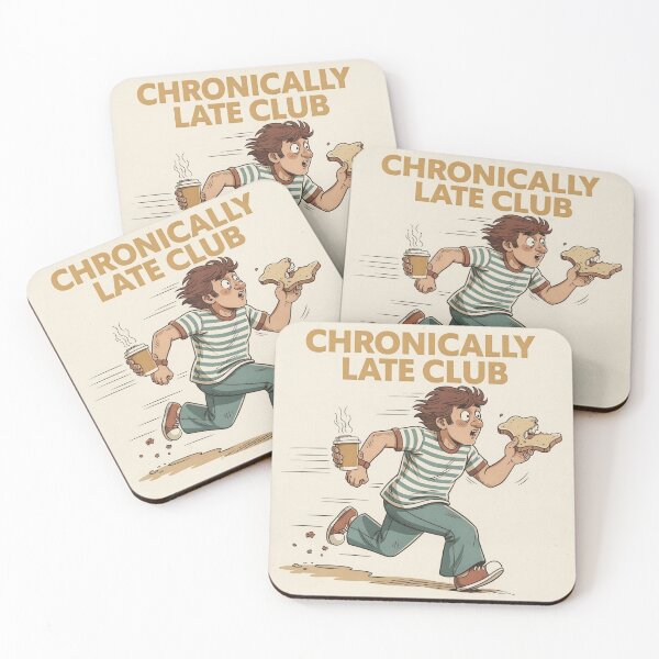 Item preview, Chronically Late Club designed and sold by PictorialWhimsy.