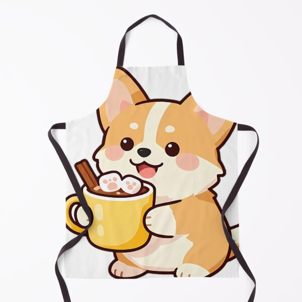 Item preview, Cute Corgi Puppy Hugging Sweet Hot Cocoa Mug designed and sold by pumsquare.