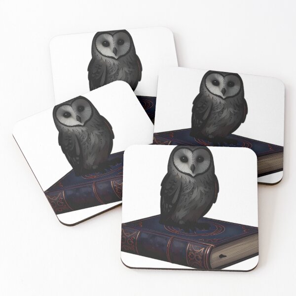 Item preview, Gothic Barn Owl Baroque Gold Grimoire designed and sold by IllumeInk.
