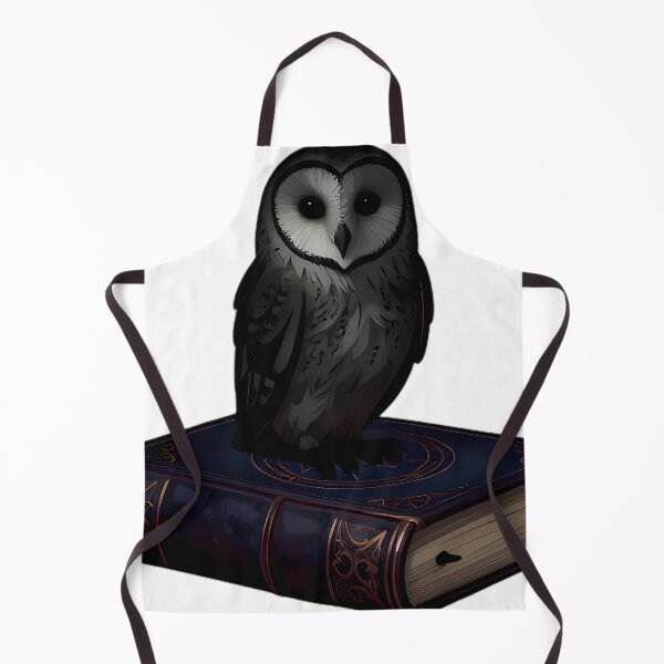 Item preview, Gothic Barn Owl Baroque Gold Grimoire designed and sold by IllumeInk.