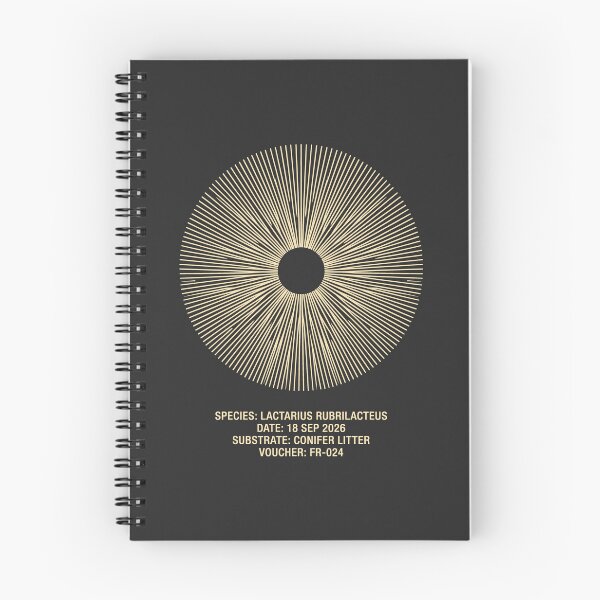 Item preview, Mycologist Spore Pattern Lactarius Rubrilacteus Botanical Specimen designed and sold by SplashTastic.
