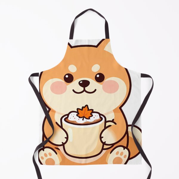 Item preview, Cute Shiba Inu Hugging Spiced Pumpkin Hot Cocoa Mug designed and sold by pumsquare.