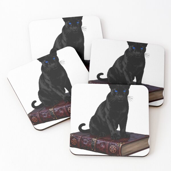 Item preview, Gothic Black Panther Midnight Iron Grimoire designed and sold by IllumeInk.