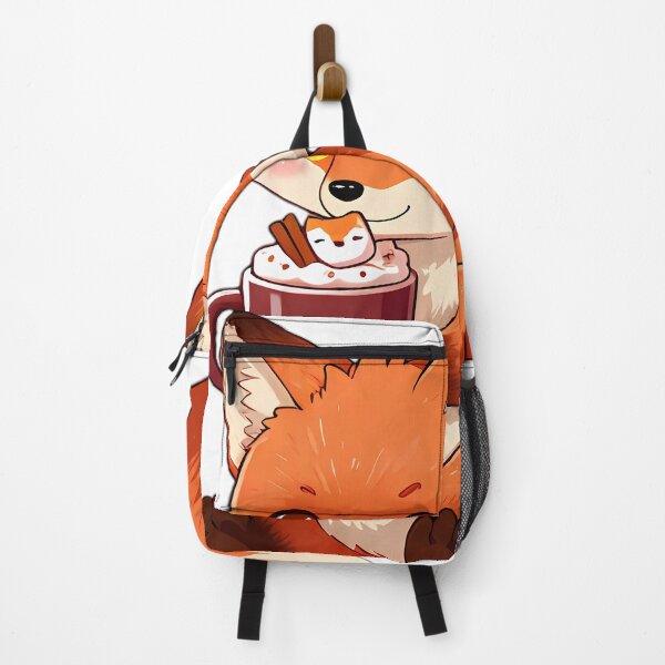 Item preview, Cute Baby Fox Hugging Cinnamon Hot Cocoa Mug designed and sold by pumsquare.