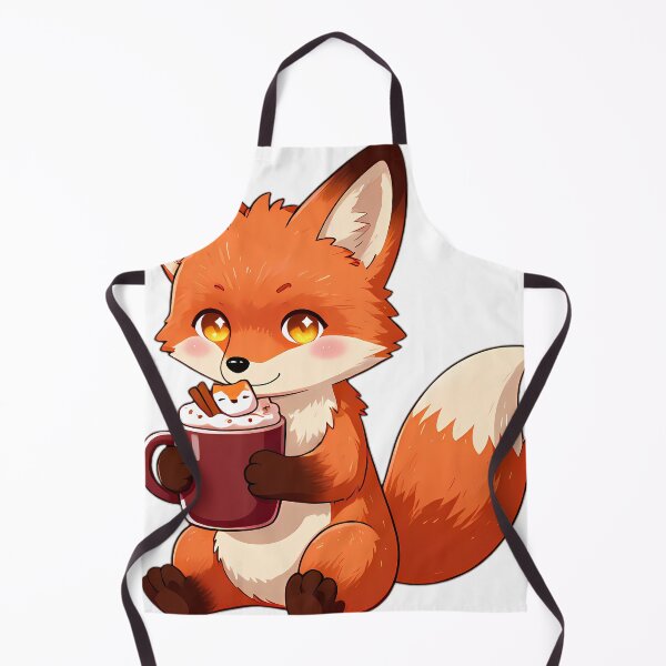 Item preview, Cute Baby Fox Hugging Cinnamon Hot Cocoa Mug designed and sold by pumsquare.